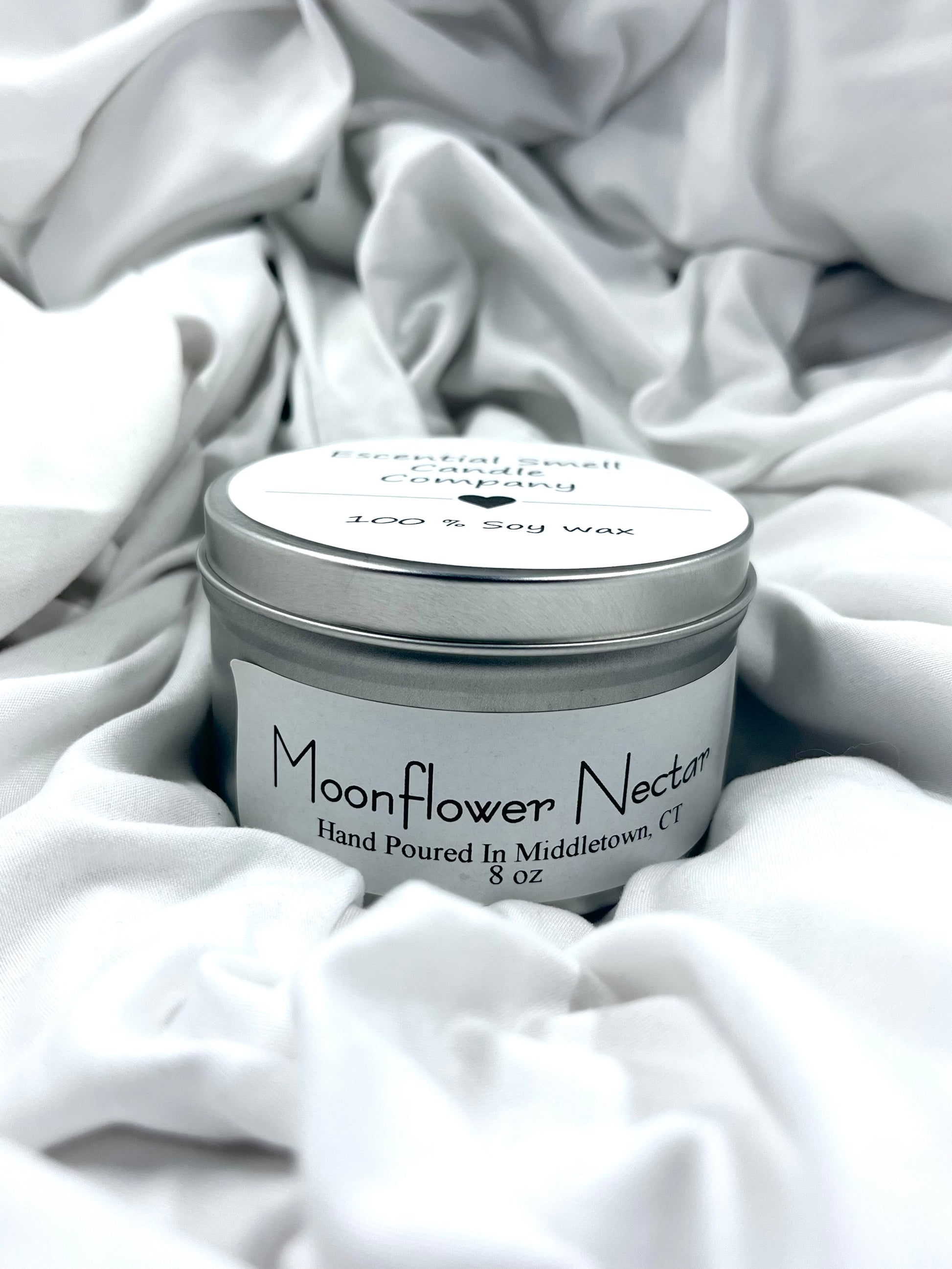 This sweet fragrance of Moonflower Nectar has notes of juicy pear and agave mixed is with beautiful floral notes and a hint of amber and musk. It's the perfect gift for her and is sure to light up any room she's in. These decorative candles can also be used as wedding favors or baby shower favors.